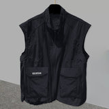 Men's 3D Pocket Outerwear Casual Sleeveless Vest