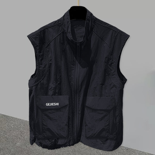 Men's 3D Pocket Outerwear Casual Sleeveless Vest