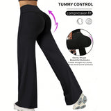 Women's New Soft, Smooth, Bare-Skin Feel Yoga & Fitness Loose Wide-Leg Pants