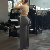 Women's New Soft, Smooth, Bare-Skin Feel Yoga & Fitness Loose Wide-Leg Pants