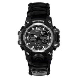 Men's Electronic Watch Multi-function Lifeline Whistle