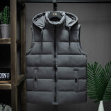 Men's Sleeveless Vest Korean Style Warm Thick