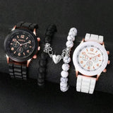 4-piece Set Fashionable Best-selling Classic Couple Watch Set