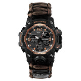 Men's Electronic Watch Multi-function Lifeline Whistle