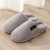 Men's Cotton Slippers, Winter Anti-slip Indoor Extra Large