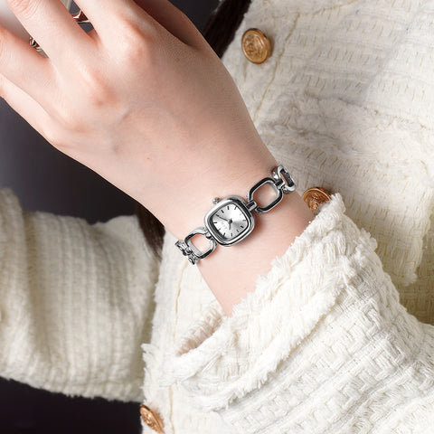 Retro Square Quartz Watch For Women