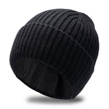 Fleece-lined Thickened Warm Winter Men's Knitted Hat