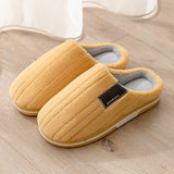 Men's Cotton Slippers, Winter Anti-slip Indoor Extra Large
