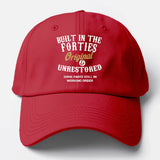 Men's Washed Cotton Cap, Vintage Baseball Cap, Soft-Brimmed Sun Hat