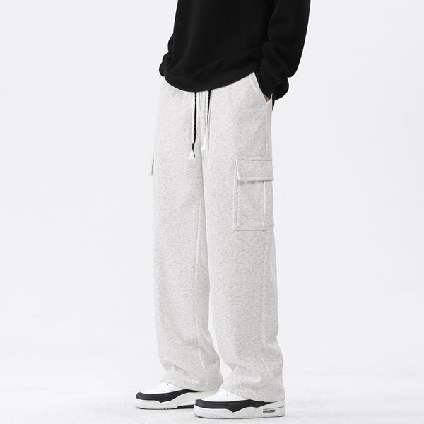 High-street Casual Workwear Sweatpants For Menautumn And Winter, Versatile For Sports