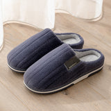 Men's Cotton Slippers, Winter Anti-slip Indoor Extra Large