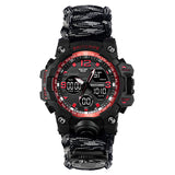 Men's Electronic Watch Multi-function Lifeline Whistle