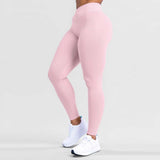 Skin-friendly High-waisted Tummy-control Fitness Leggings