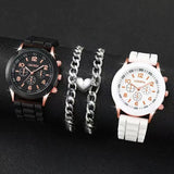 4-piece Set Fashionable Best-selling Classic Couple Watch Set
